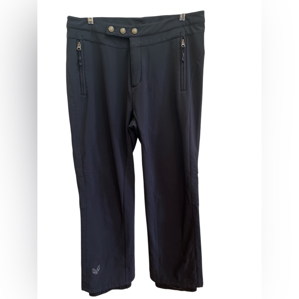 Five Fifty Five Ski Pants Women’s 16 Black Waterproof Fleece Lined Snow